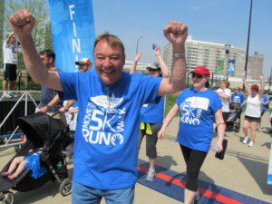 Smithereen participating in the 5k Run